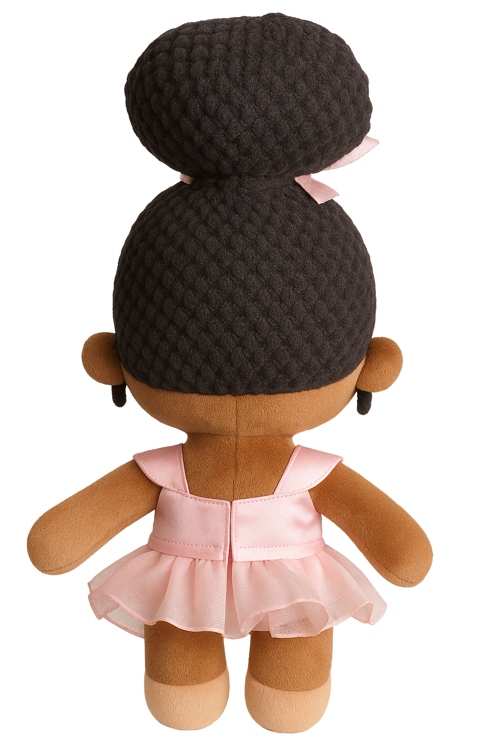 Dollorola African American Dolls for Girls – 12” Ballerina Plush Doll, Black Baby Dolls, Birthday Gift for Girls and Dance Recital Gift.